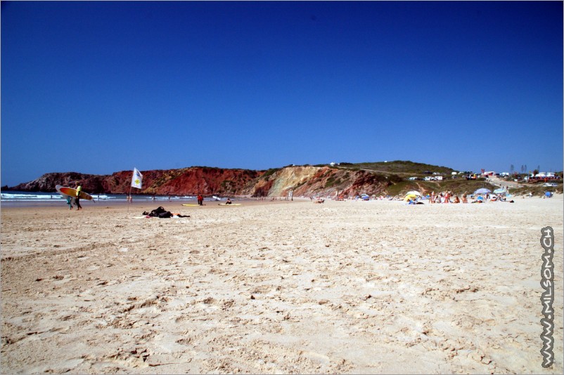 by chance we found a surfer's beach...