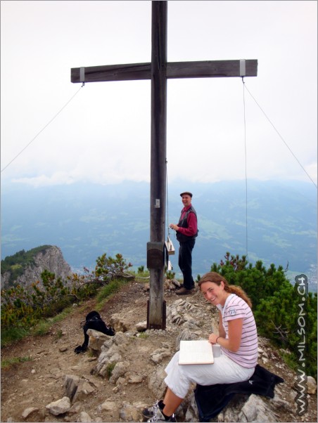 hiking the frstensteig - first to the alpspitz